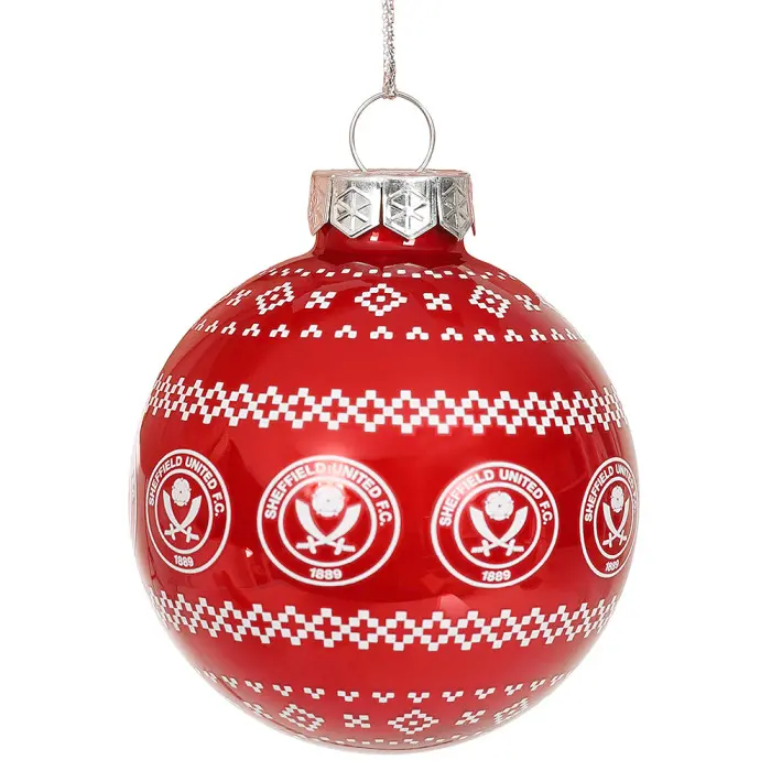 4PK Fairisle Bauble shown in a main product photo