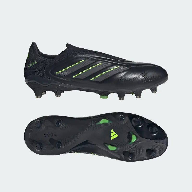 main photo showcasing Adidas Copa Pure 3 Elite Laceless FG Electric Stealth Pack