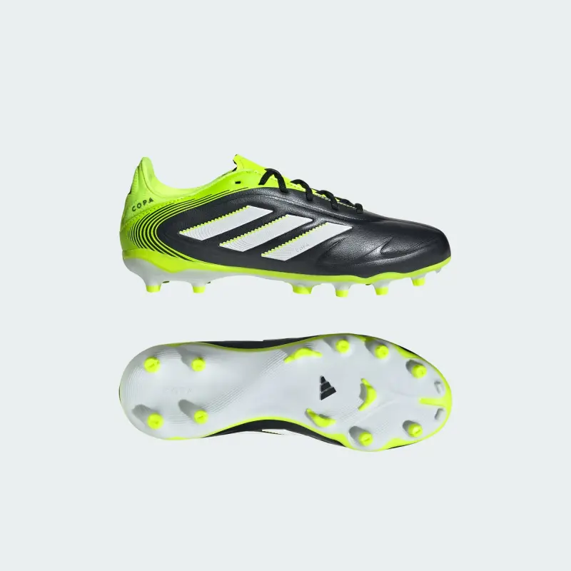 Product photography of Adidas Copa Pure 3 League FG/MG Core Black Cloud White Lucid Lemon (GS), main