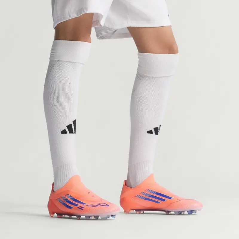 alternate product shot featuring Adidas F50 Elite Laceless FG Coral Blaze Pack