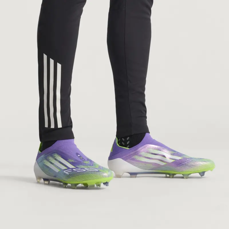alternate photo showcasing Adidas F50 Elite Laceless FG Radiant Blaze Pack