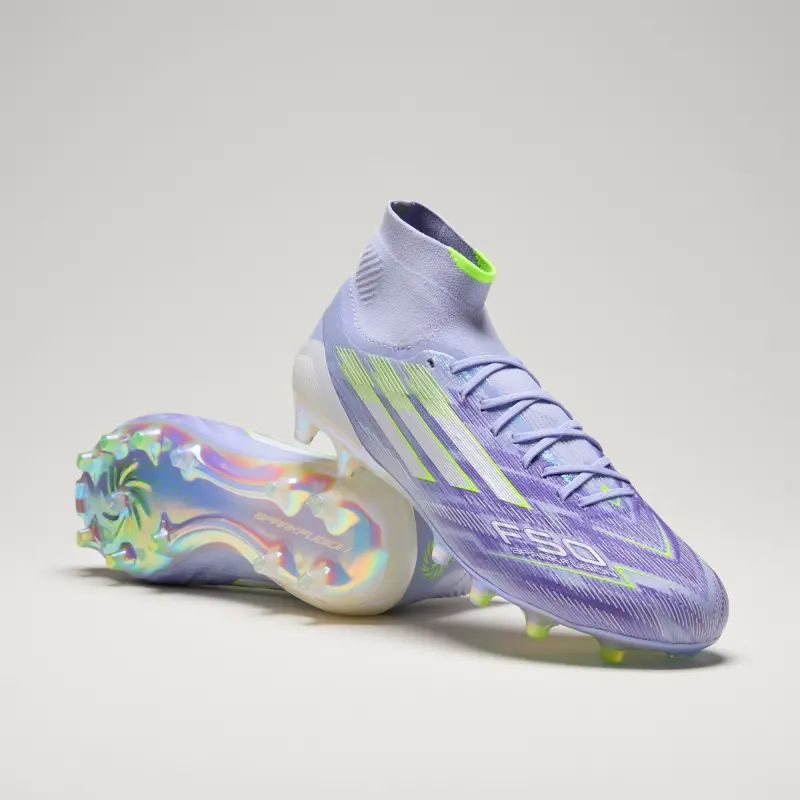 Product photography of Adidas F50 Elite Mid-Cut FG Sparkfusion Radiant Blaze Pack (Women's), main