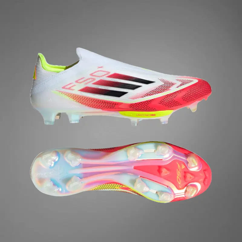 Adidas F50+ Laceless FG Solar Pack shown in a main product photo