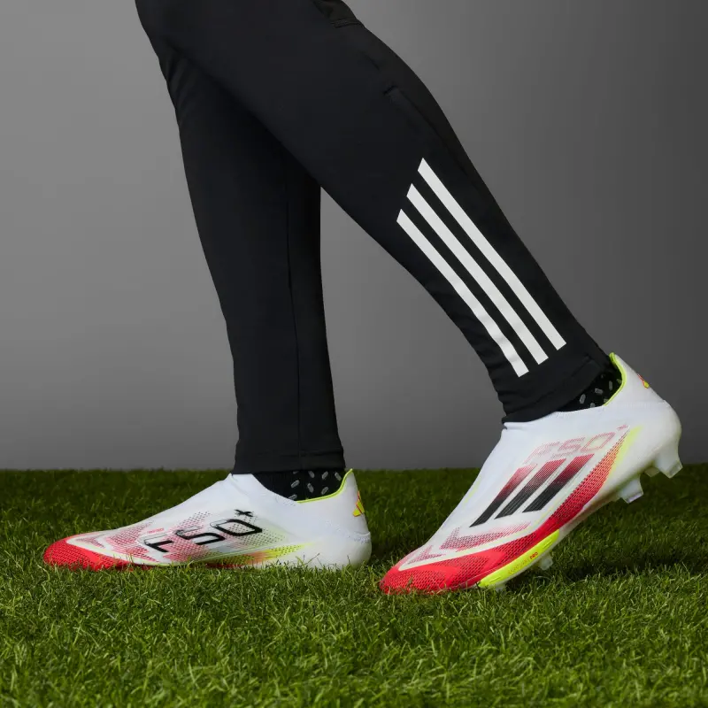 Product photography of Adidas F50+ Laceless FG Solar Pack, alternate