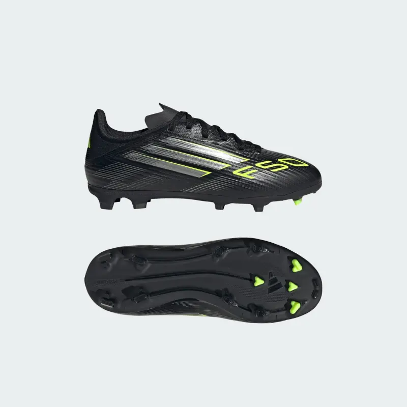 Adidas F50 League FG/MG Electric Stealth Pack (GS) pictured from a main angle