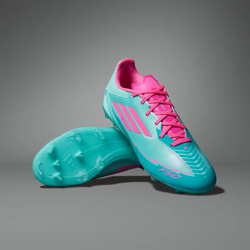 main product shot featuring Adidas F50 League FG/MG Messi Miami