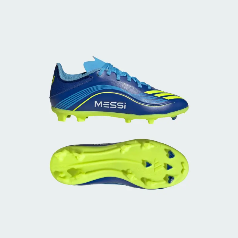 Product photography of Adidas F50 League FG/MG Messi Vis10n Pack (Kids), main