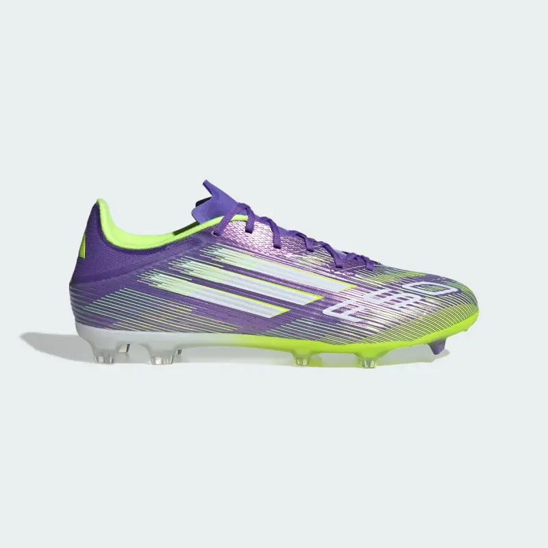 Adidas F50 League FG/MG Purple Rush Cloud White Lucid Lemon product image, alternate