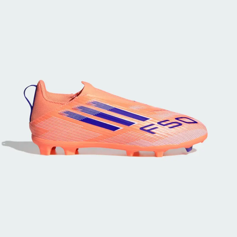 Closer look at Adidas F50 League Laceless FG/MG Coral Blaze Pack (Kids), alternate
