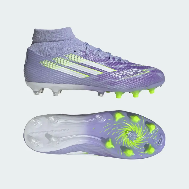 Closer look at Adidas F50 League Mid-Cut FG Sparkfusion Radiant Blaze Pack (Women's), main