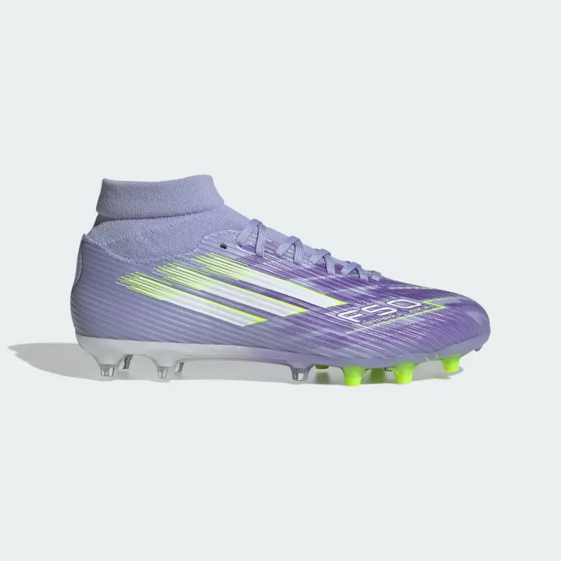Adidas F50 League Mid-Cut FG Sparkfusion Radiant Blaze Pack (Women's) visual highlighting the alternate view