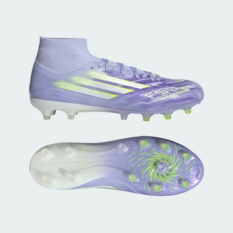 Detailed main image of Adidas F50 Pro Mid-Cut FG Sparkfusion Radiant Blaze Pack (Women's)