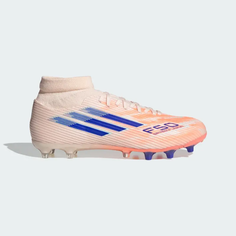 Shop image of Adidas F50 Sparkfusion League Mid-Cut FG/AG Coral Blaze Pack (Women's) in alternate view