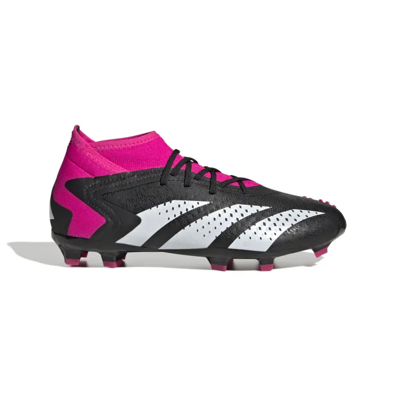 Adidas Predator Accuracy.1 FG Jr (Black/Pink) displayed in a main image