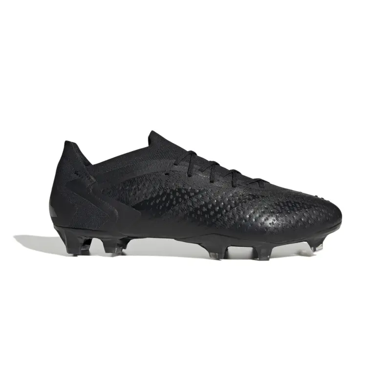 Adidas Predator Accuracy.1 Low FG (Black/Black) shown in a main product photo