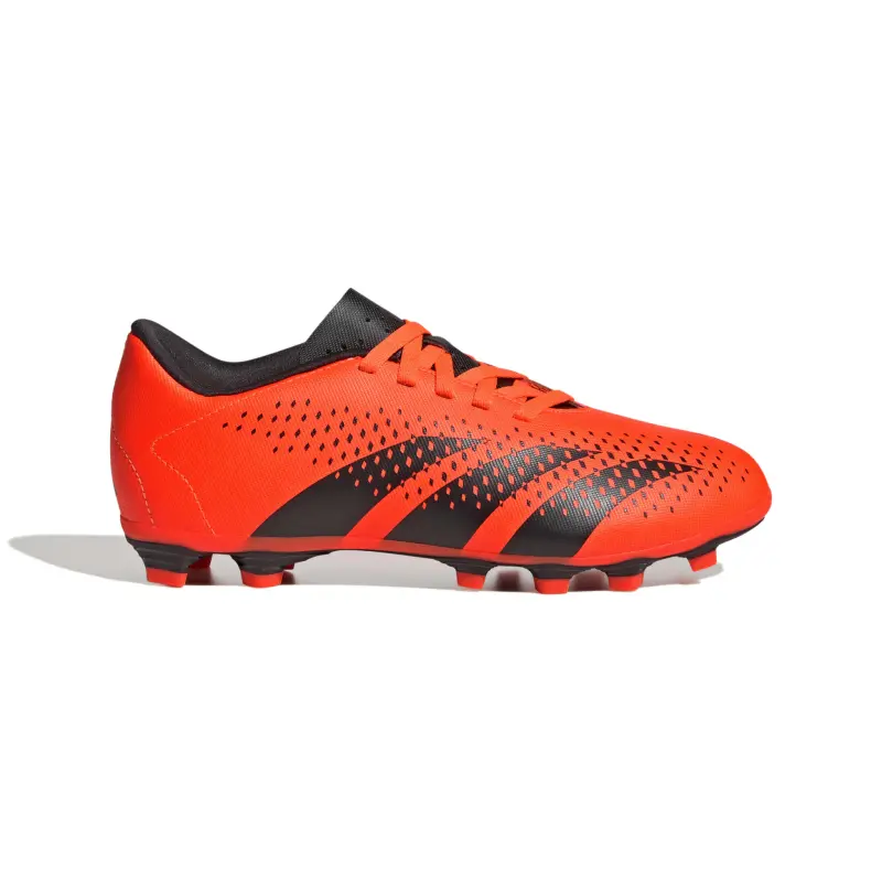 Main Product Shot | Adidas Predator Accuracy.4 FxG Jr (Orange/Black) Adidas Predator Accuracy.4 FxG Jr (Orange/Black) shown in a main product photo