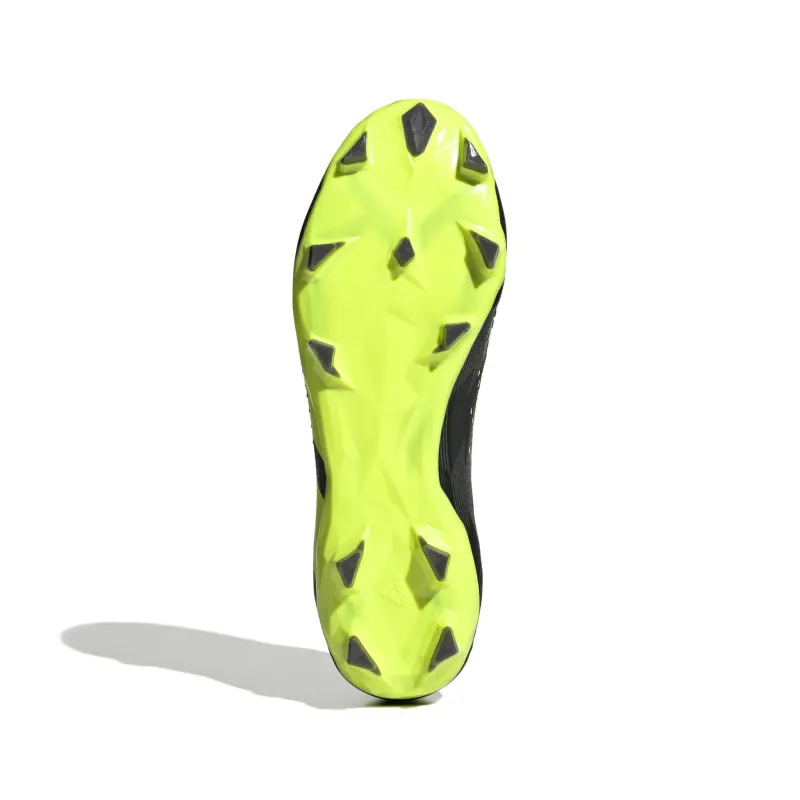 Adidas Predator Accuracy Injection.3 FG (Black/Gray/Lime) pictured from a alternate angle