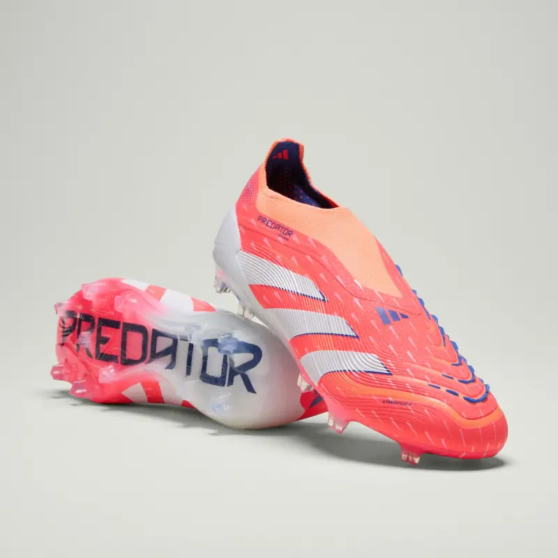 Adidas Predator Elite Laceless FG Coral Blaze Pack – Main Gallery Shot Adidas Predator Elite Laceless FG Coral Blaze Pack pictured from a main angle