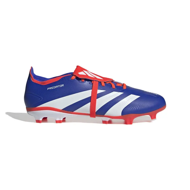 Adidas Predator League Fold-Over Tongue FG (Blue/Orange) – Gallery Image 1 main photo showcasing Adidas Predator League Fold-Over Tongue FG (Blue/Orange)