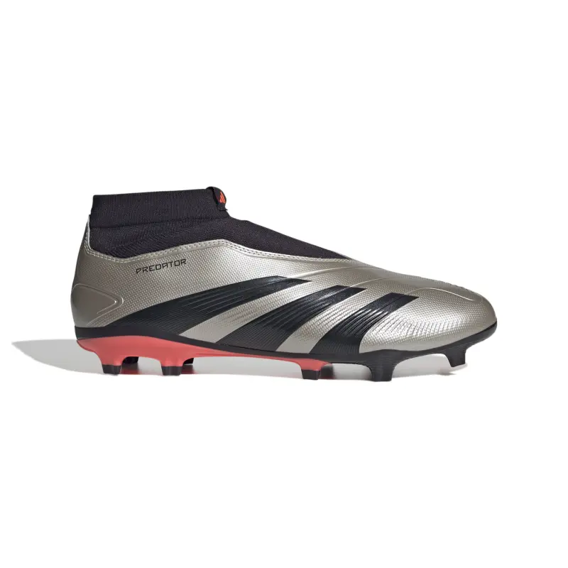 Adidas Predator League Laceless FG (Silver) | Main Product Photo Product photography of Adidas Predator League Laceless FG (Silver), main
