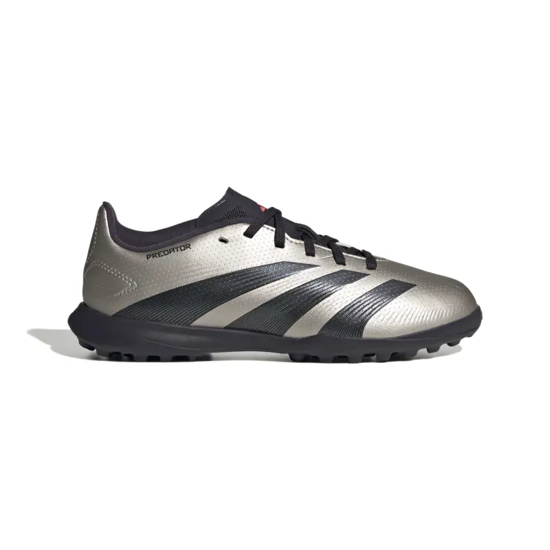 Adidas Predator League Turf Jr (Silver) – Main Detail Photo Closer look at Adidas Predator League Turf Jr (Silver), main