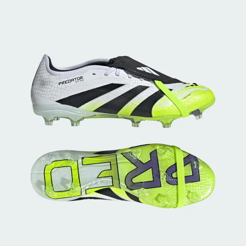 Adidas Predator Pro Fold-Over Tongue FG Cloud White Core Black Lucid Lemon | Main Product Photo Detailed main image of Adidas Predator Pro Fold-Over Tongue FG Cloud White Core Black Lucid Lemon