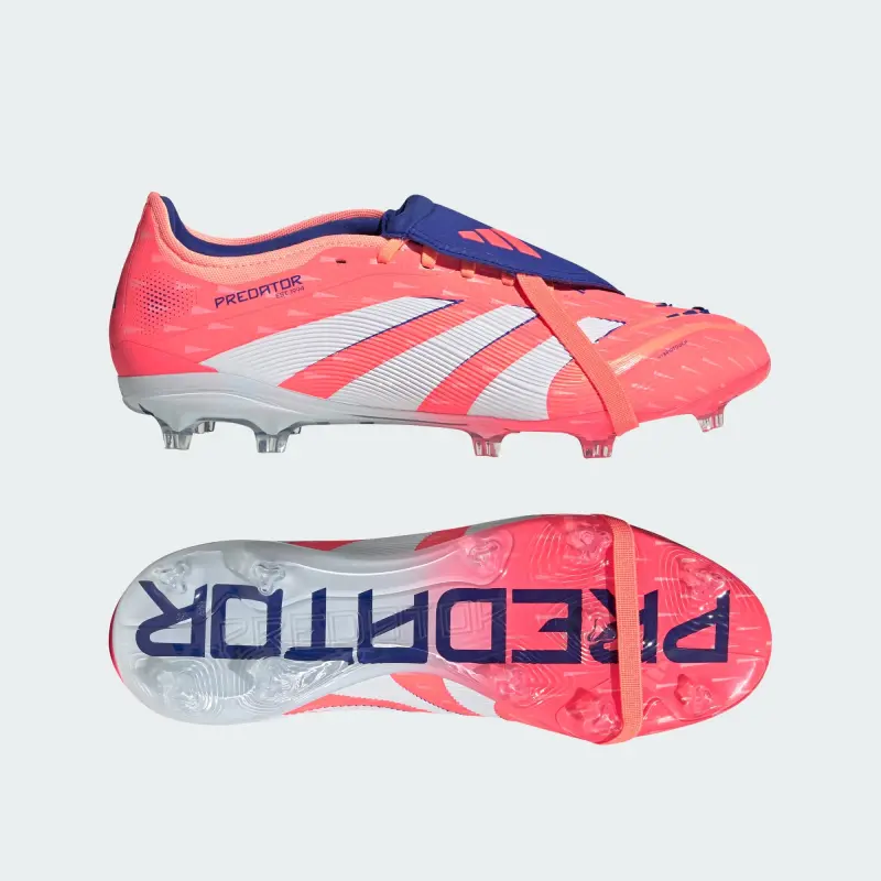 Adidas Predator Pro Fold-Over Tongue FG Coral Blaze Pack – Main Gallery Shot Adidas Predator Pro Fold-Over Tongue FG Coral Blaze Pack product image, main