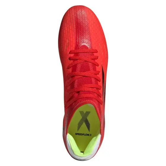 Adidas X Speedflow.3 FG Soccer Cleats | Meteorite Pack pictured from a main angle