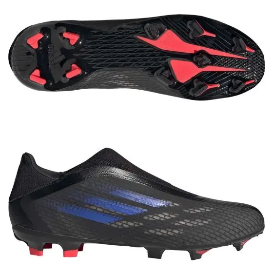 Adidas X Speedflow.3 LL FG Soccer Cleats | Edge Of Darkness Pack shown in a main product photo