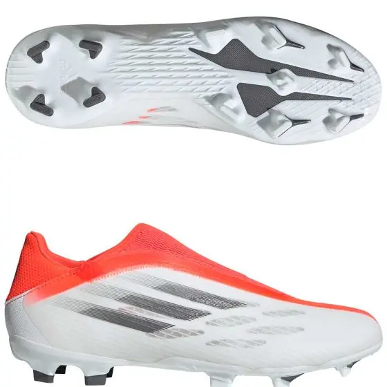 Product photography of Adidas X Speedflow.3 LL FG Soccer Cleats | White Spark Pack, main
