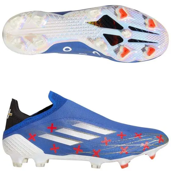 main product shot featuring Adidas X Speedflow+ Eleven Eleven FG Soccer Cleats