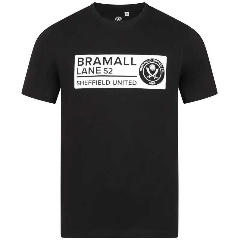 Adult Dalton Street Sign Tee Black product image, main