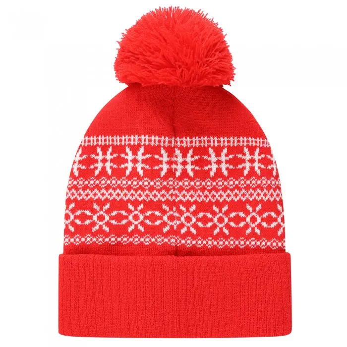 Adult Fairisle Hat R/W product image, alternate