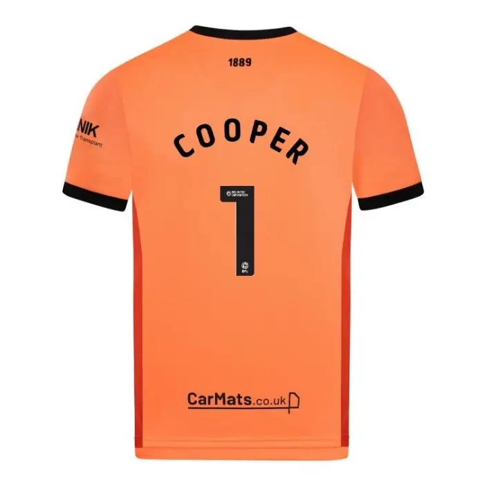 main photo showcasing Adult GK Orange S/S Shirt 24/25 - 1 COOPER