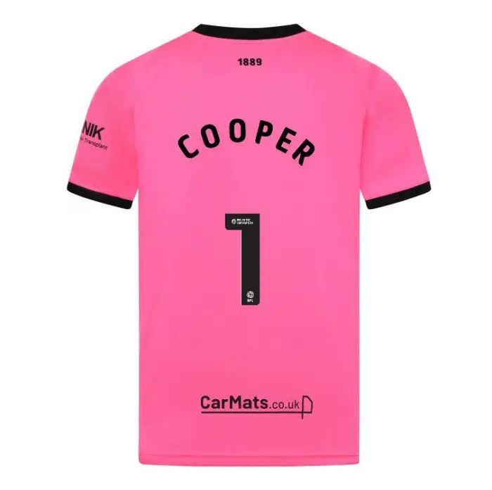 main product shot featuring Adult GK Pink S/S Shirt 24/25 - 1 COOPER
