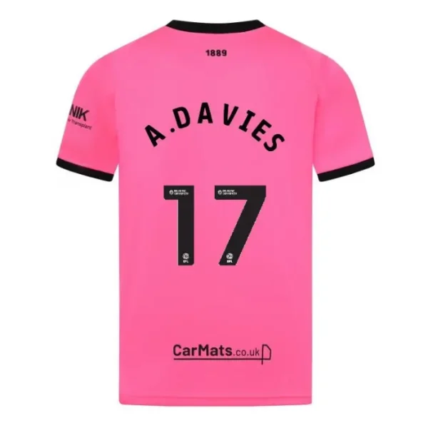 Detailed main image of Adult GK Pink S/S Shirt 24/25 - 17 A.DAVIES