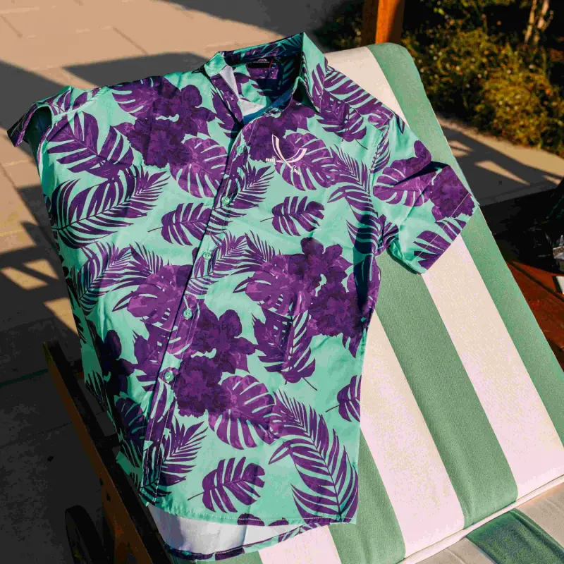 Adult Hawaiian Shirt displayed in a alternate image