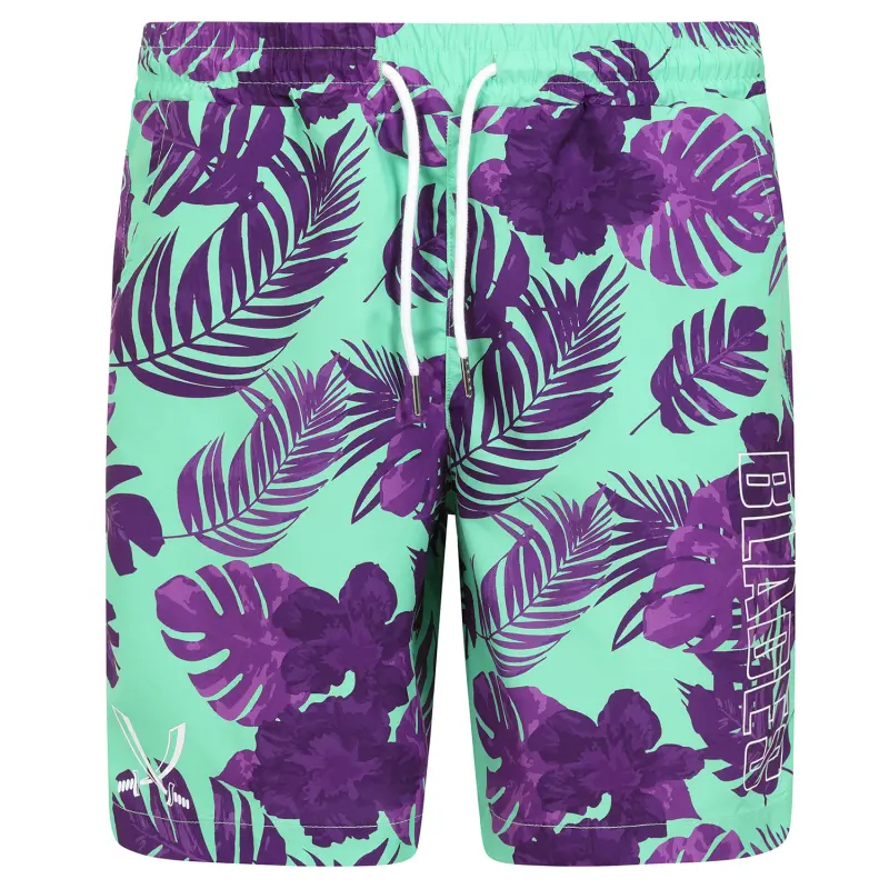 main view of Adult Hawaiian Swim Short