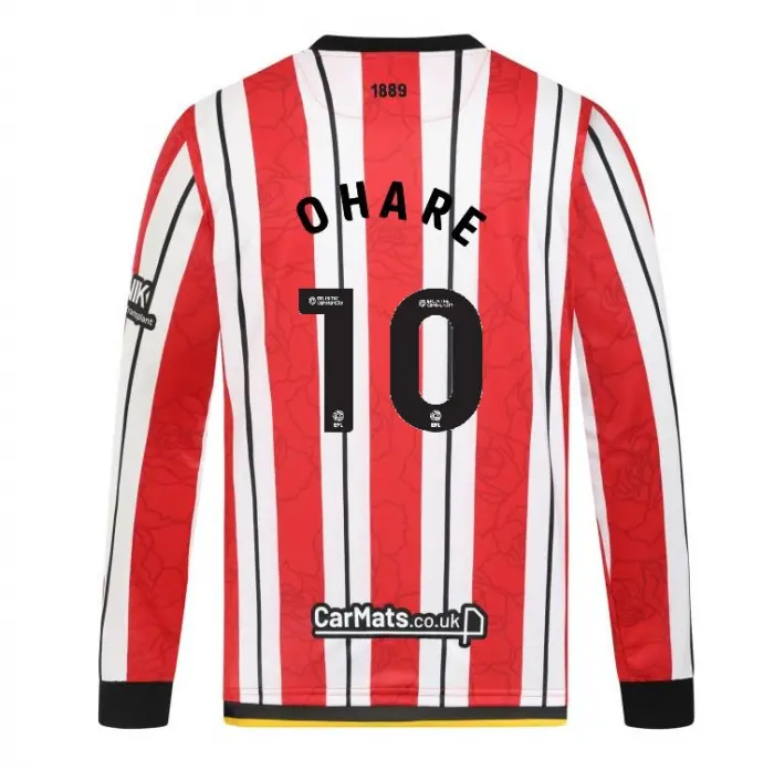 Product photography of Adult Home Shirt L/S 24/25 - 10 OHARE, main
