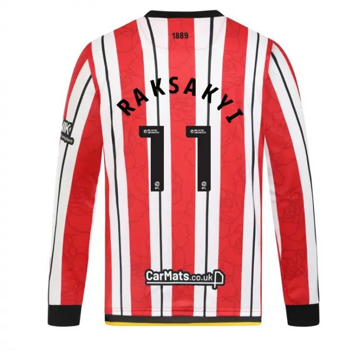 Adult Home Shirt L/S 24/25 - 11 RAKSAKYI – Main Product Image Adult Home Shirt L/S 24/25 - 11 RAKSAKYI shown in a main product photo