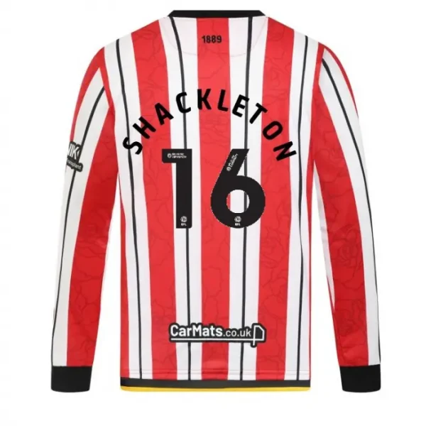 Adult Home Shirt L/S 24/25 - 16 SHACKLETON displayed in a main image