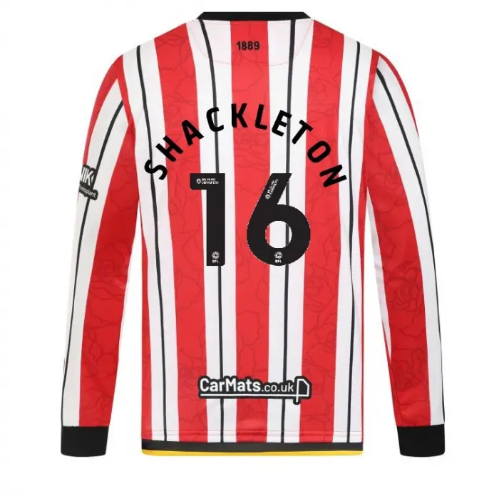 Adult Home Shirt L/S 24/25 - 16 SHACKLETON displayed in a main image