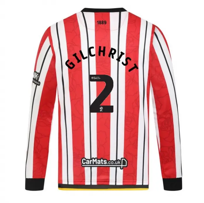 Adult Home Shirt L/S 24/25 - 2 GILCHRIST shown in a main product photo