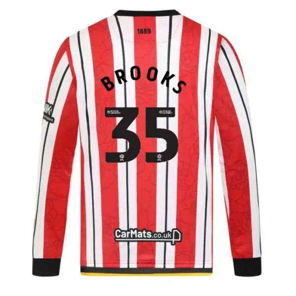 Adult Home Shirt L/S 24/25 - 35 BROOKS visual highlighting the main view