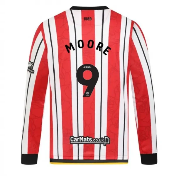 Adult Home Shirt L/S 24/25 - 9 MOORE pictured from a main angle