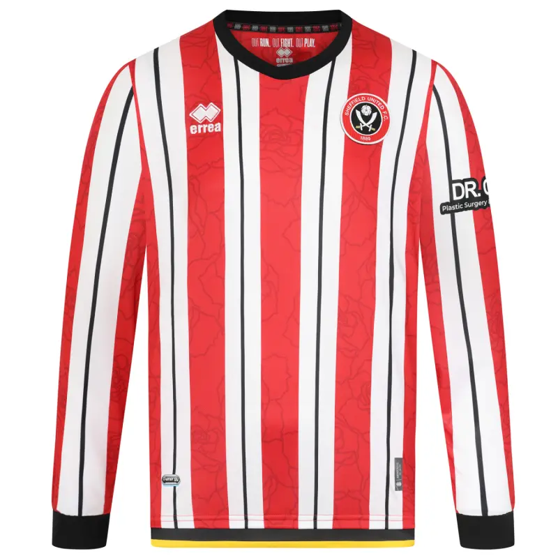 main view of Adult Home Shirt L/S 24/25 With Custom Printing