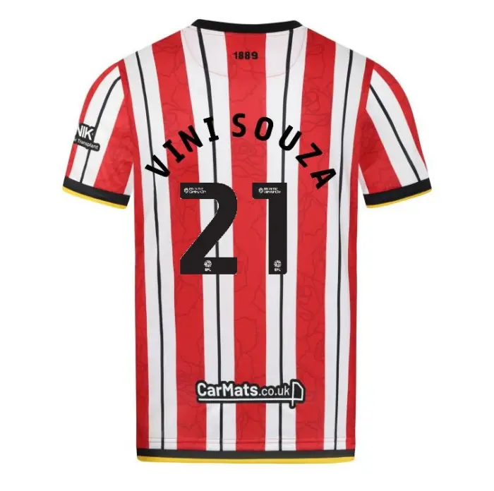Adult Home Shirt S/S 24/25 - 21 VINI SOUZA displayed in a main image