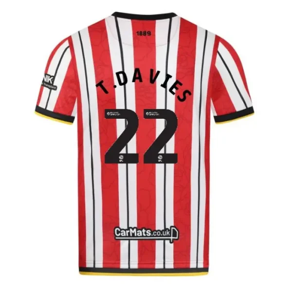 Adult Home Shirt S/S 24/25 - 22 T.DAVIES displayed in a main image