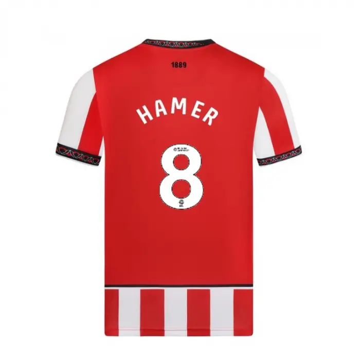 main product shot featuring Adult Home Shirt S/S 25/26 - 8 HAMER
