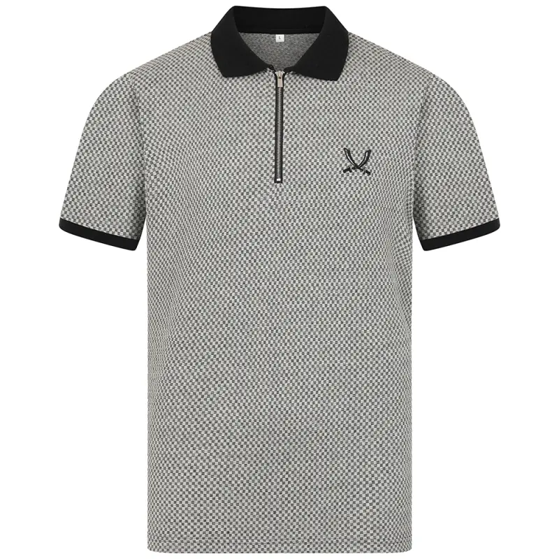 main product shot featuring Adult Nyom Zip Polo